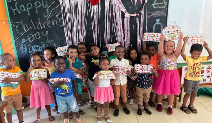 Children celebrate their special day