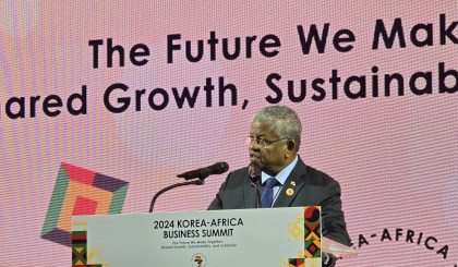 President Ramkalawan delivers statement at Korea-Africa Business Summit