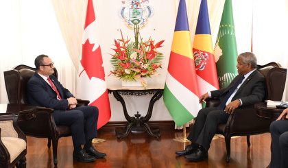 Canadian High Commissioner bids farewell to Seychelles’ President
