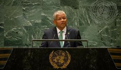 President Wavel Ramkalawan addresses 79th United Nations General Assembly in New York City, USA