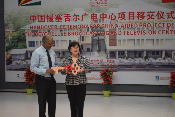 Chinese ambassador hands over SBC House keys to government