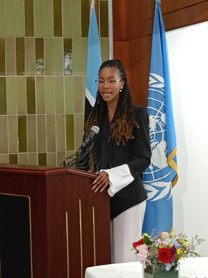 Botswana’s minister calls for greater inclusion of women  and girls in leadership, education and policy at CSW69