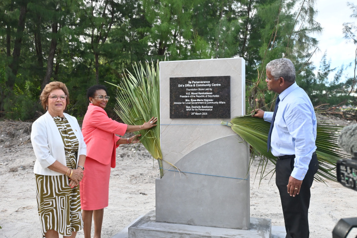 Laying of foundation stones marks beginning of Perseverance DA construction