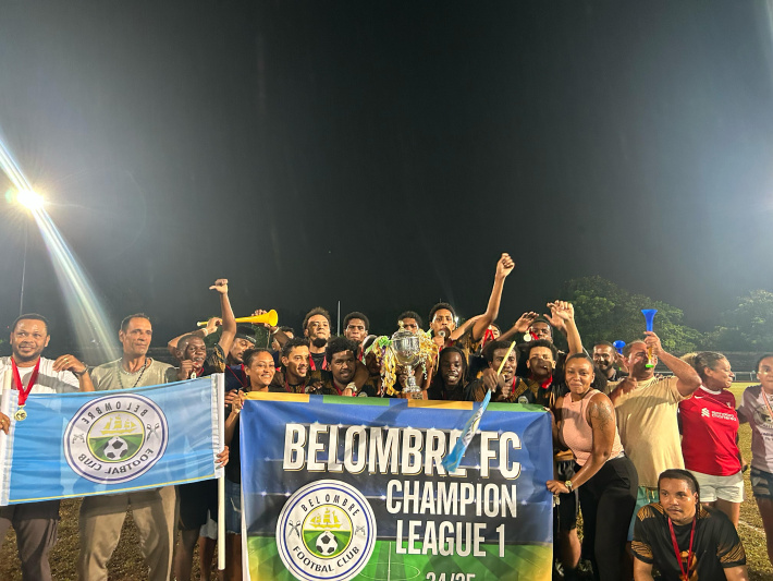 Marcus Mathiot’s late goal sinks Au Cap to hand Bel Ombre the league title
