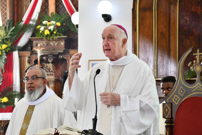 Messe pour la Fête du Travail en l’honneur de Saint Joseph à Anse Royale