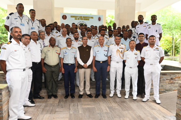 India, Seychelles celebrate arrival of INS Sunayna (IOS Sagar) and IASV Triveni