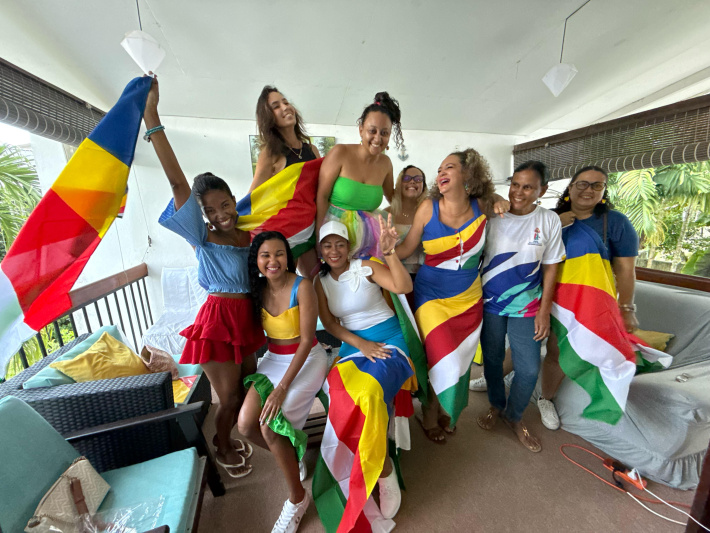 A blend of patriotism and fashion at Paradise Arena