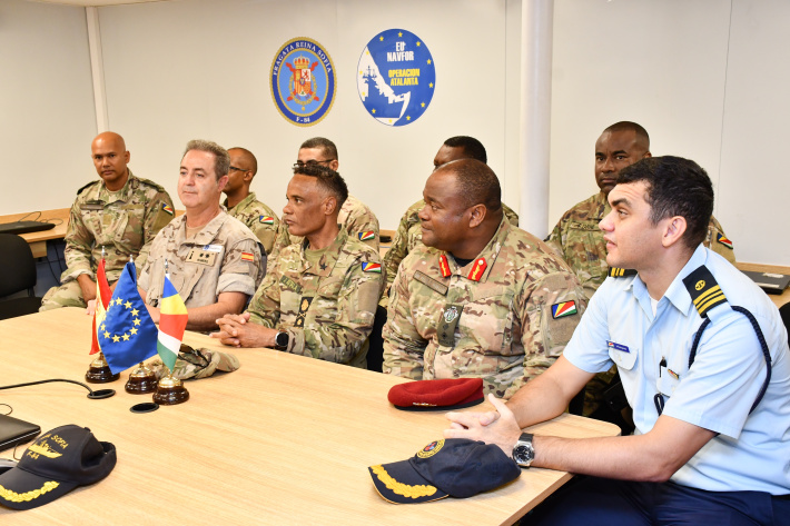SDF leaders tour Spanish frigate ‘Reina Sofia’