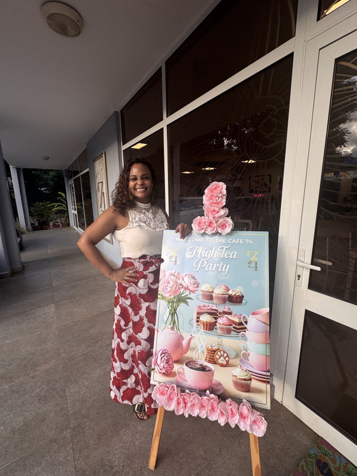 But first, tea - Cafe74 hosts exquisite high tea party