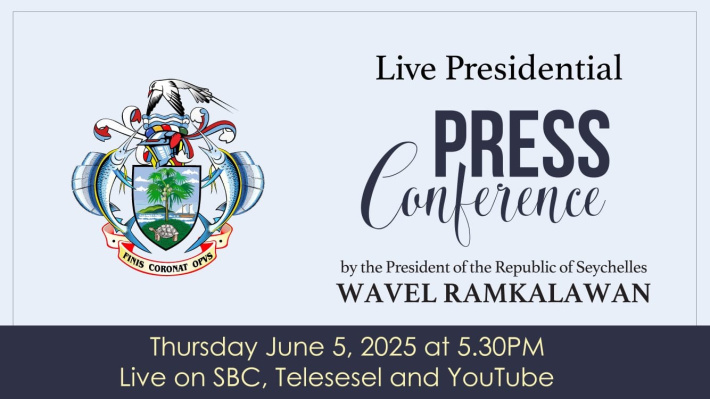 President Ramkalawan to hold live press conference tomorrow