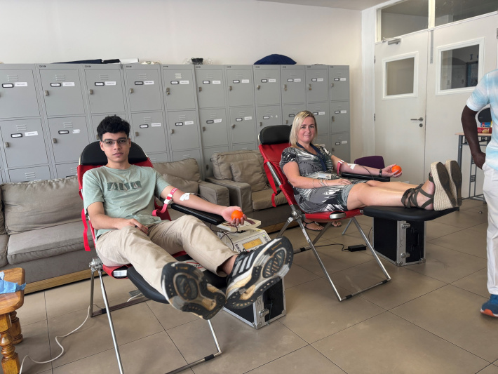ISS hosts blood donation drive to help save lives