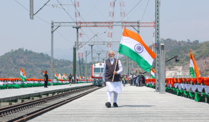 PM Modi inaugurates world’s highest railway arch – The Chenab Rail Bridge