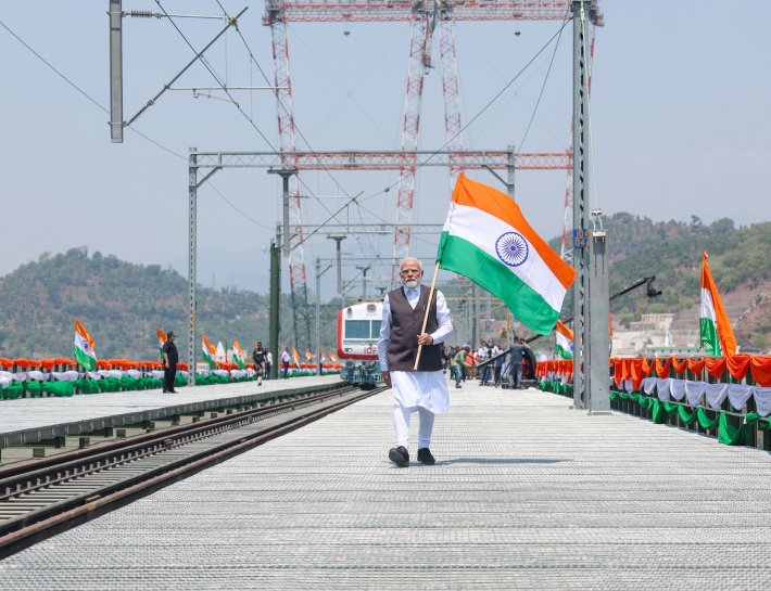 PM Modi inaugurates world’s highest railway arch – The Chenab Rail Bridge