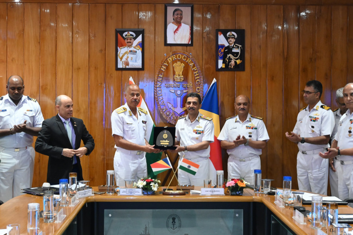 Hydrographic cooperation between India and Seychelles