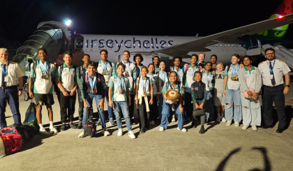 Medal sweep for Mahé Skimmers Sports Club