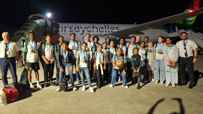 Medal sweep for Mahé Skimmers Sports Club