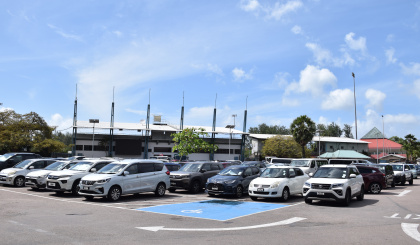 Disabled persons get two designated parking spaces in town