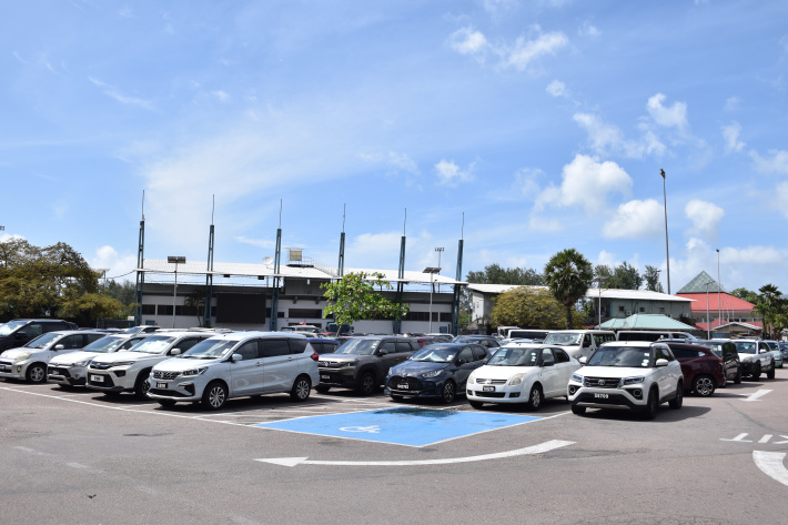 Disabled persons get two designated parking spaces in town