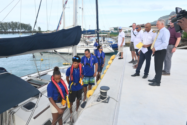 SMA graduates complete UK-backed sailing course   