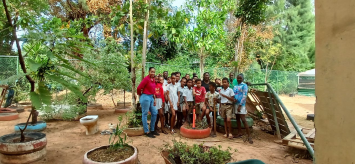 TRASS donates plants to Baie Ste Anne primary school, inspiring eco-school club