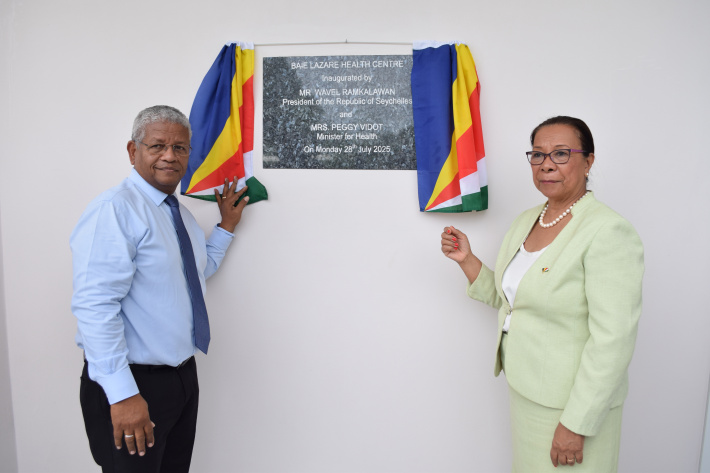 Distrik Baie Lazare i ganny en nouvo sant lasante