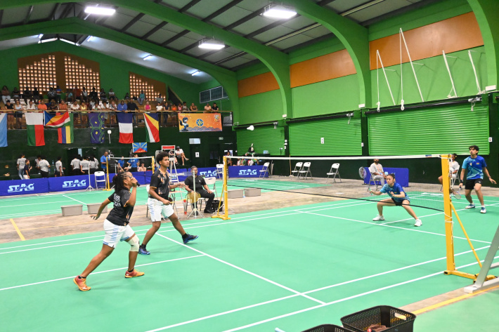 13th Commission de la Jeunesse et des Sports de l'Océan Indien (CJSOI) Games – Badminton: Team event