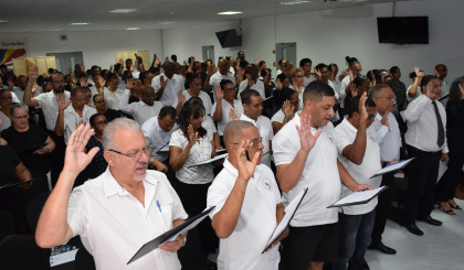 ECS holds sending off ceremony for electoral officers and their deputies