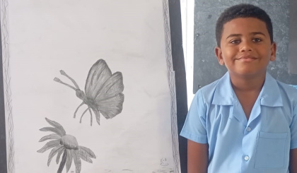 Kian’s journey: From scribbles to amazing art