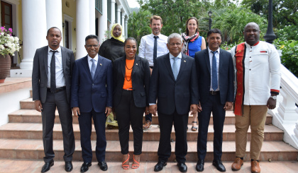 CJSOI ministerial delegation calls on President Ramkalawan