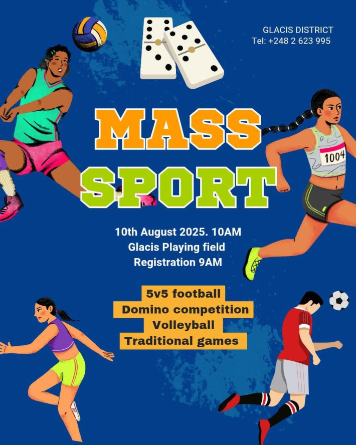 Glacis community comes together for holiday fun and mass sports event