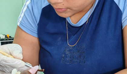 Up Close … with part-time nail technician, Hannah Morel