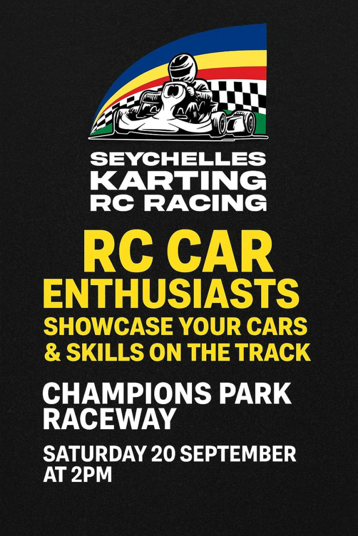 Remote-controlled car racing on Saturday at Champions Park Raceway