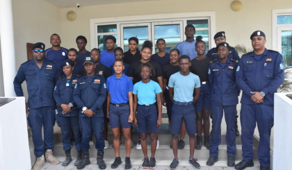 SMA students complete intensive training with Marine Police