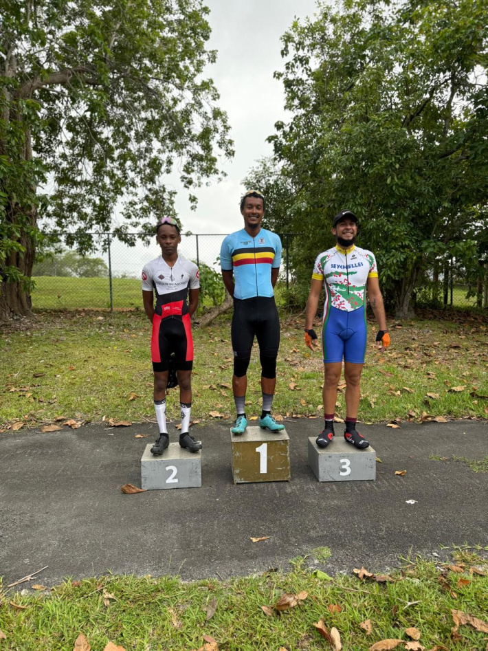 Bertrand Lesperance wins 13km individual time trial