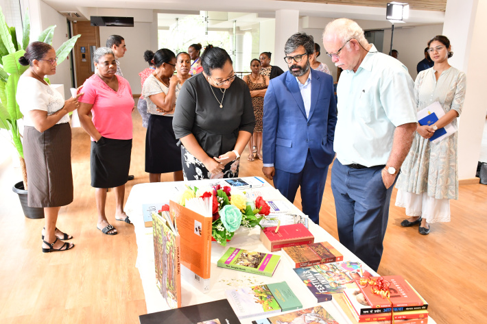 National Library receives books from the Indian High Commission