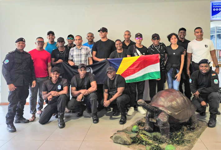 Police officers leave for specialised training in Rwanda
