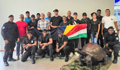 Police officers leave for specialised training in Rwanda