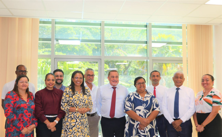 Minister Radegonde meets newly appointed members of STA governing board
