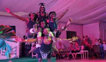 Kenyan gymnast Richard Kalume Kiringi