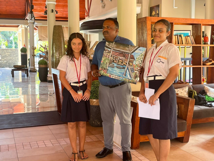 Praslin secondary wins art talent quest for the inner islands