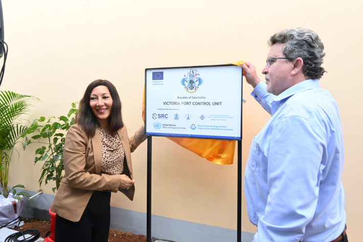 New port control facility inaugurated in Victoria     By Laura Pillay