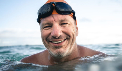 German Andre Wiersig successfully swims from Mahe to La Digue