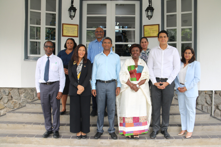 UN country team delegation pay courtesy call on Minister for Foreign Affairs and Diaspora
