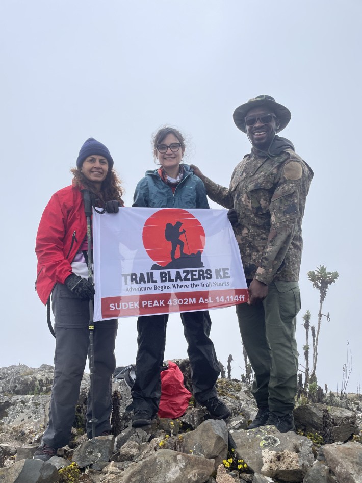 Seychellois adventurer Catherine Rose conquers two Kenyan peaks on Mount Elgon