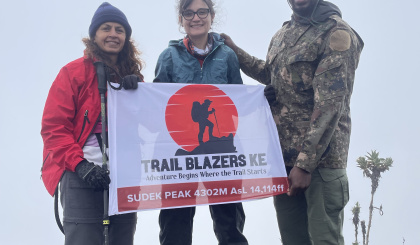 Seychellois adventurer Catherine Rose conquers two Kenyan peaks on Mount Elgon