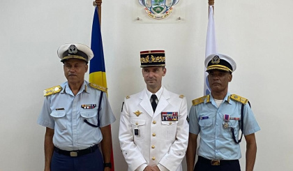 Renforcement de la coopération Franco-Seychelloise lors de la visite du COMSUP FAZSOI