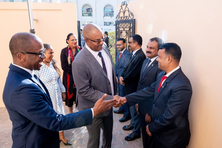 President Herminie visits embassy of Seychelles in Abu Dhabi