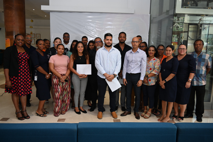 Michael Saldanha wins Nouvobanq’s 35th anniversary logo competition