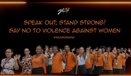 Workplaces unite in orange against gender-based violence