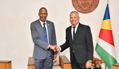 Vice-President Pillay receives SADC executive secretary